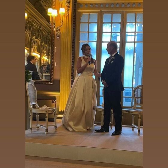 Casamento do pai de Carolina Patrocínio