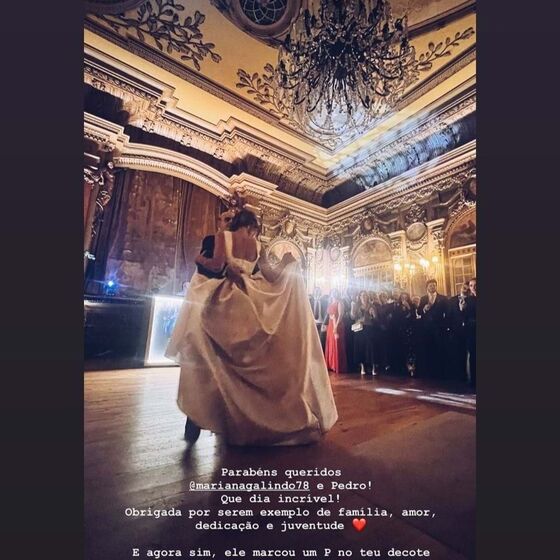 Casamento do pai de Carolina Patrocínio