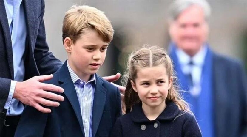 princesa Charlotte, príncipe George, Kate Middleton, príncipe Willia, príncipe Louis