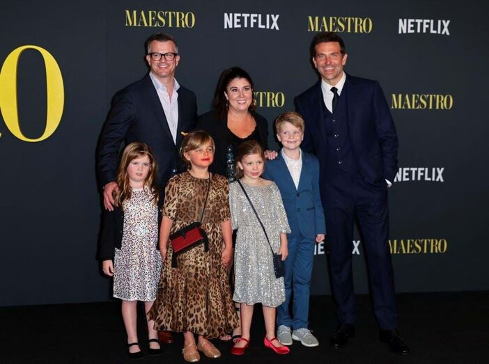 Bradley Cooper na estreia de Maestro