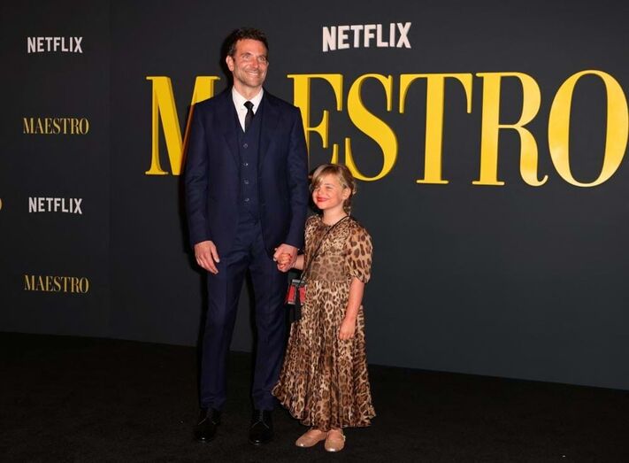 Bradley Cooper na estreia de Maestro