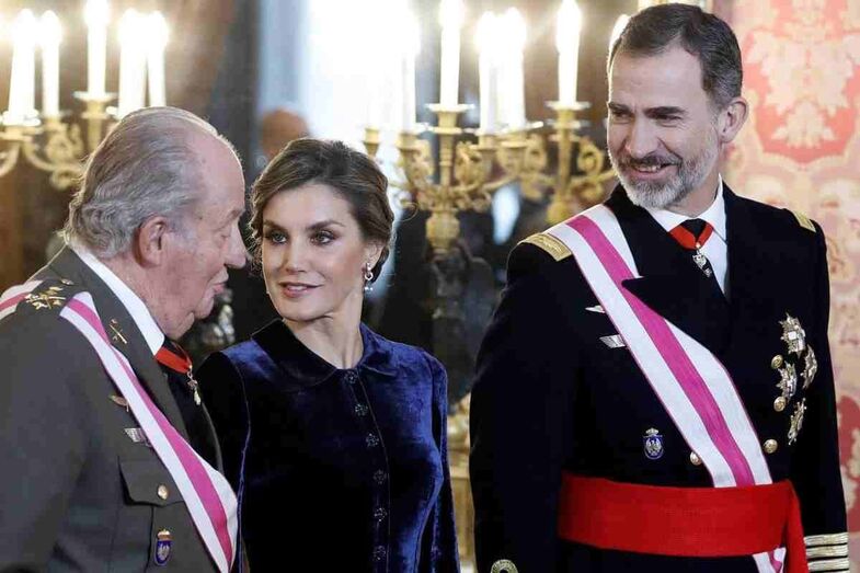 Letizia, Felipe VI, Juan Carlos