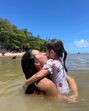 Cláudia Vieira, férias no Brasil