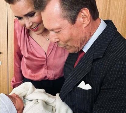 São estas as primeiras imagens reveladas do príncipe Balthazar do Luxemburgo, sétimo neto dos grão-duques