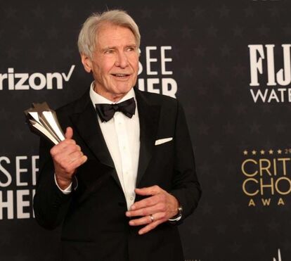 Harrisson Ford fica em lágrimas a falar da companheira, a atriz Calista Flockhart