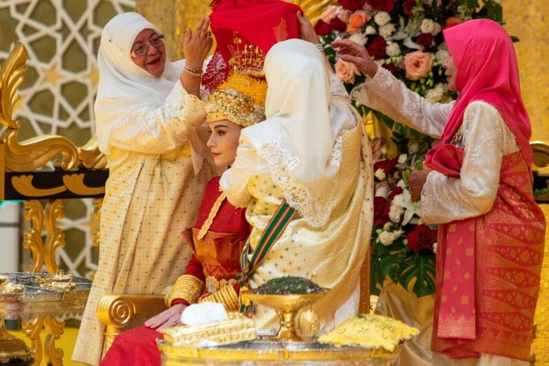 Casamento, príncipe Abdul Mateen, Anisha Rosnah, Brunei