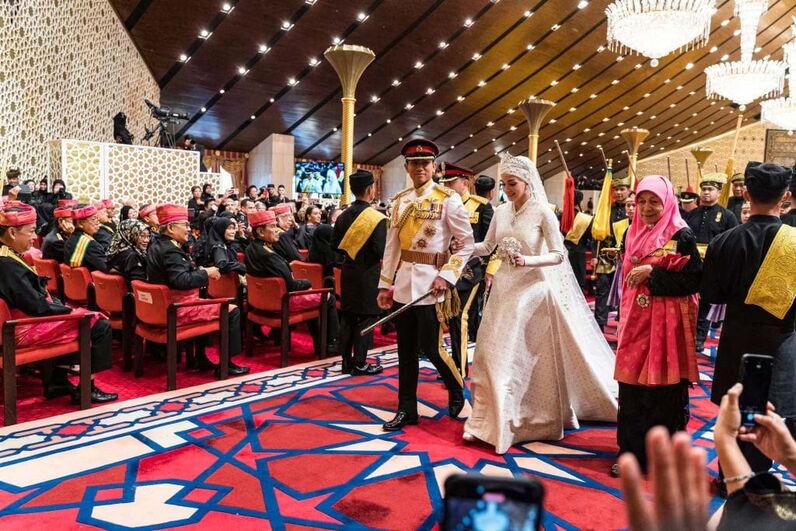 Casamento, príncipe Abdul Mateen, Anisha Rosnah, Brunei