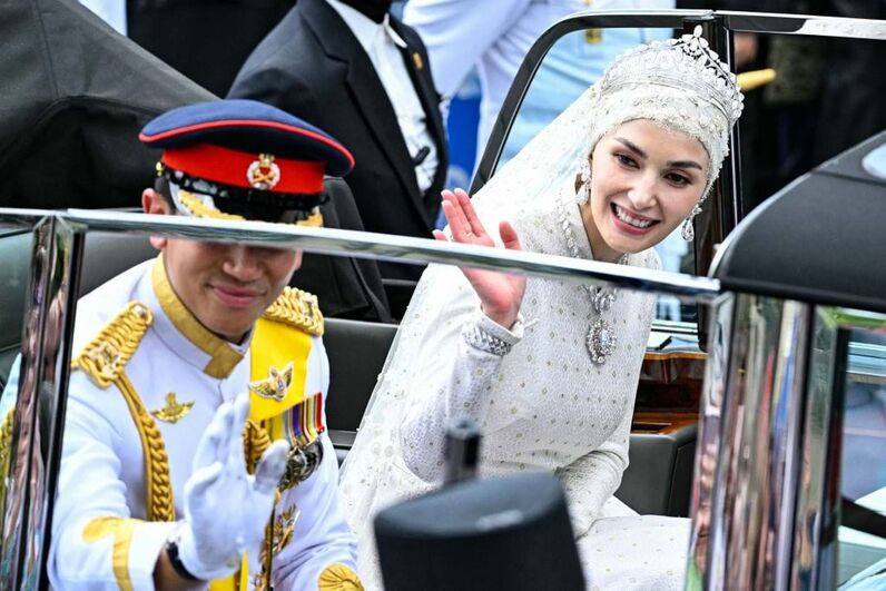 Casamento, príncipe Abdul Mateen, Anisha Rosnah, Brunei