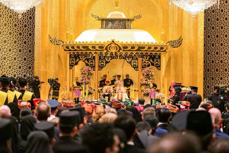 Casamento, príncipe Abdul Mateen, Anisha Rosnah, Brunei