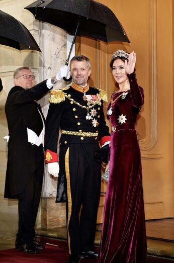 Princesa Mary e o príncipe Frederico