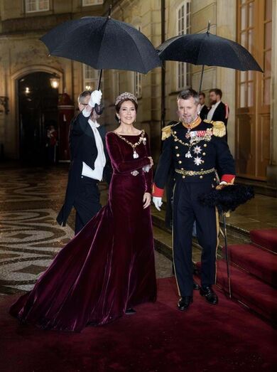 Princesa Mary e o príncipe Frederico