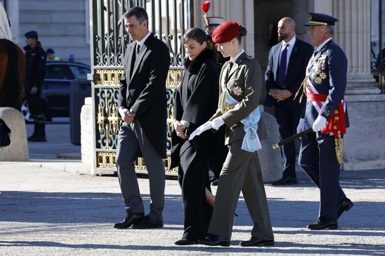Letizia, Felipe e Leonor