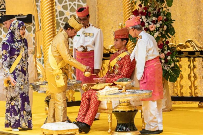 Casamento, príncipe Abdul Mateen, Anisha Rosnah, Brunei