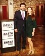 André Ventura e a mulher