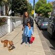 Isabel dos Santos com o filho