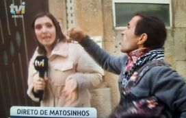 Repórter da TVI agredida em direto durante crónica criminal do 'Dois às 10' com Cristina Ferreira e Cláudio Ramos a ver à distância