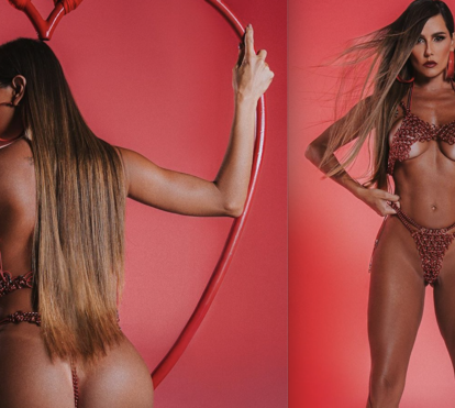 A rainha do Carnaval chegou! Deborah Secco já treina para sambódromo e está tudo à vista