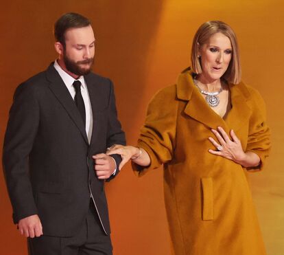 Celine Dion faz aparição surpresa nos Grammy, em plena luta contra doença grave: 'Estou muito contente por estar aqui'