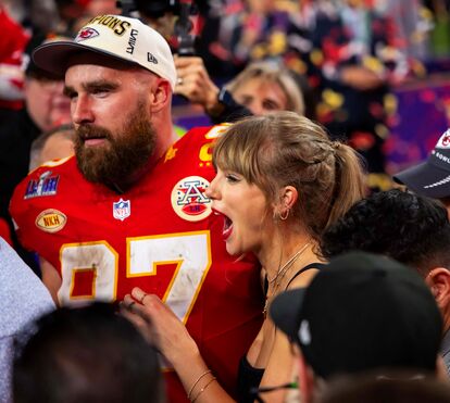 A bonita história de amor entre Taylor Swift e o jogador de futebol americano Travis Kelce
