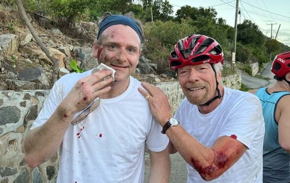 Richard Branson, Alex Wilson, acidente