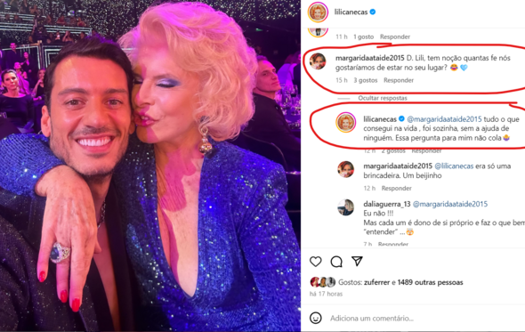 A resposta irritada de Lili Caneças