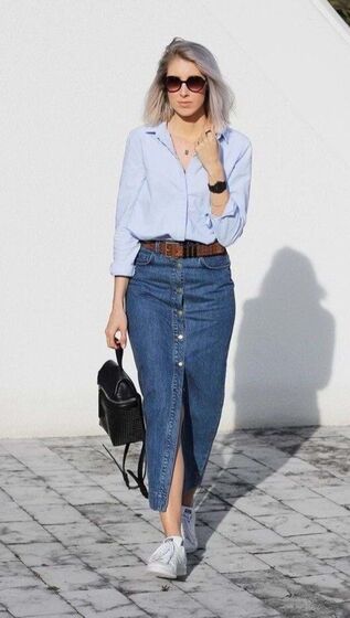 Saia de ganga com camisa