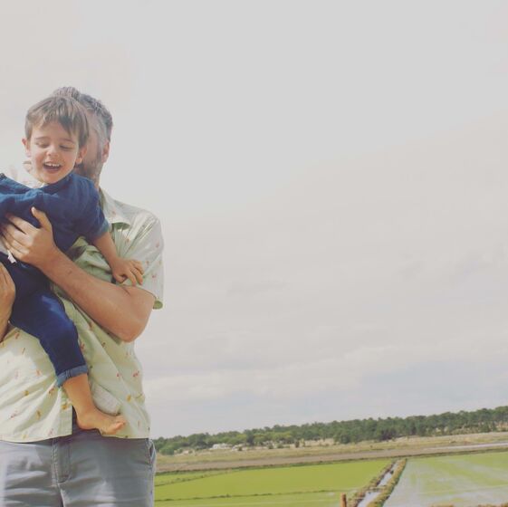 Pedro Nuno Santos com o filho