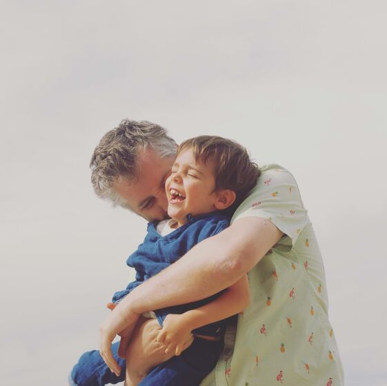 Pedro Nuno Santos com o filho