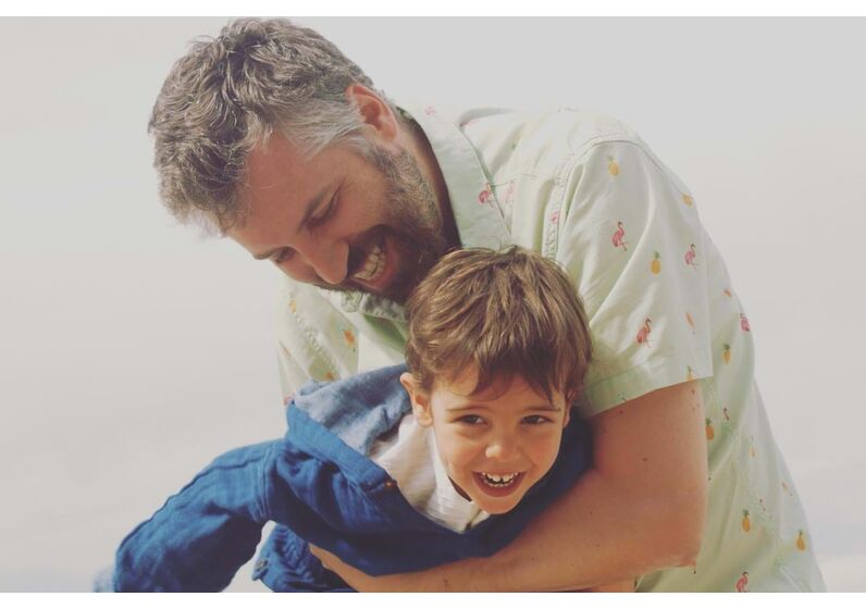 Pedro Nuno Santos com o filho