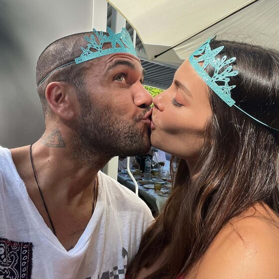 Joana Sanz e Dani Alves