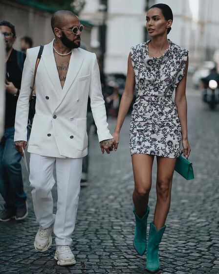 Joana Sanz e Dani Alves