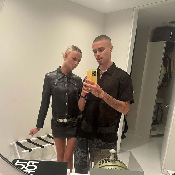 Romeo Beckham e Mia Regan