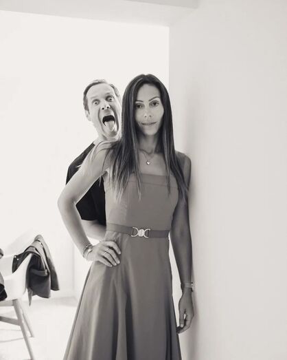 José Carlos Pereira com Irina Sustelo