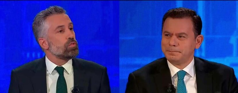 Pedro Nuno Santos, Luís Montenegro, debate
