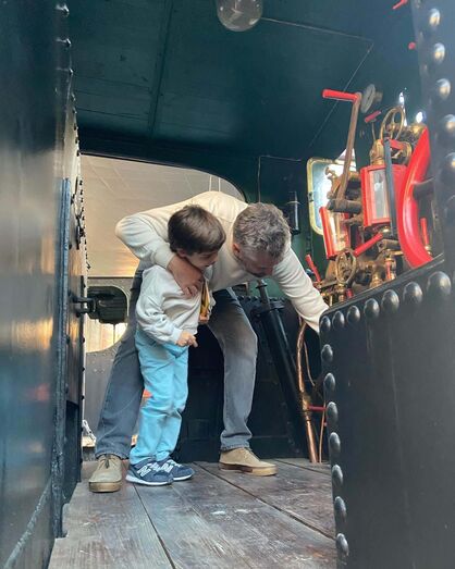 Pedro Nuno Santos com o filho