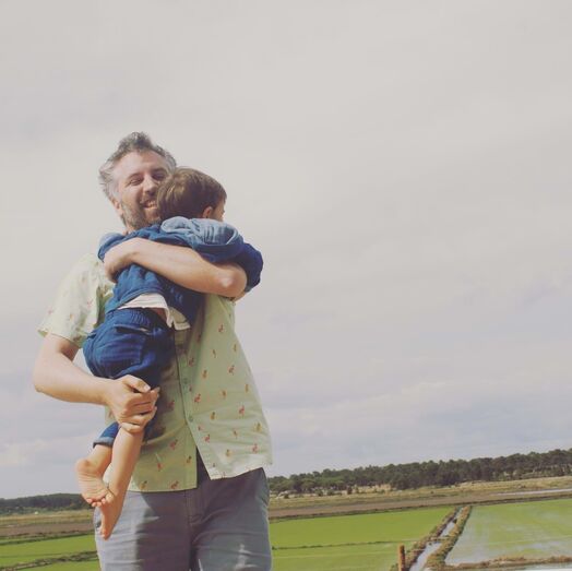 Pedro Nuno Santos com o filho