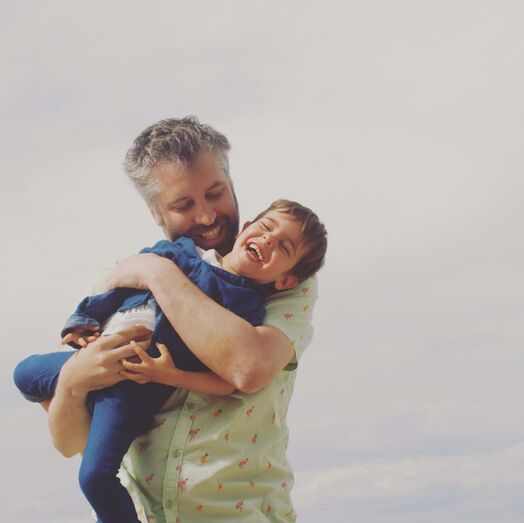 Pedro Nuno Santos com o filho