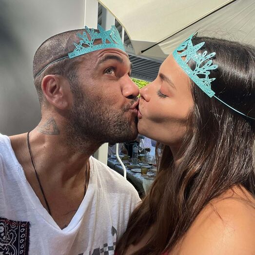 Joana Sanz e Dani Alves