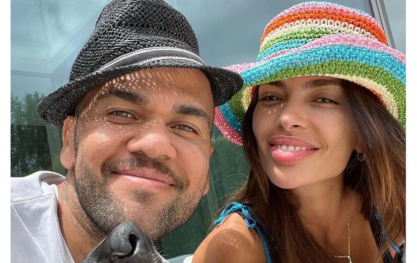 Joana Sanz e Dani Alves