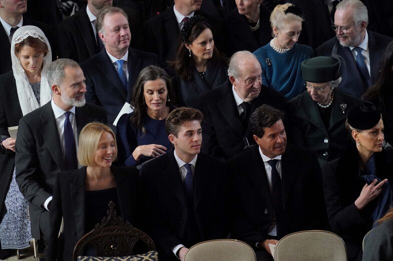 Letizia, Juan Carlos, Felipe