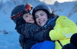 Dânia Neto de férias com o filho mais velho na neve: "Foi tão bom!"