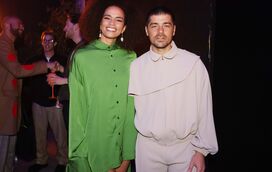 Lourenço Ortigão reune-se com Ana Sofia e assiste ao desfile de Luís Carvalho na ModaLisboa