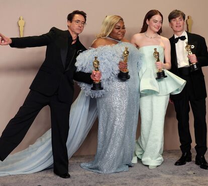 'Oppenheimer' é o grande vencedor da noite dos Óscares