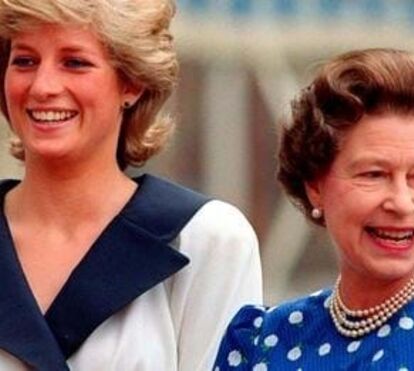 A única vez que a rainha Isabel II quebrou o rígido protocolo real foi pela princesa Diana 