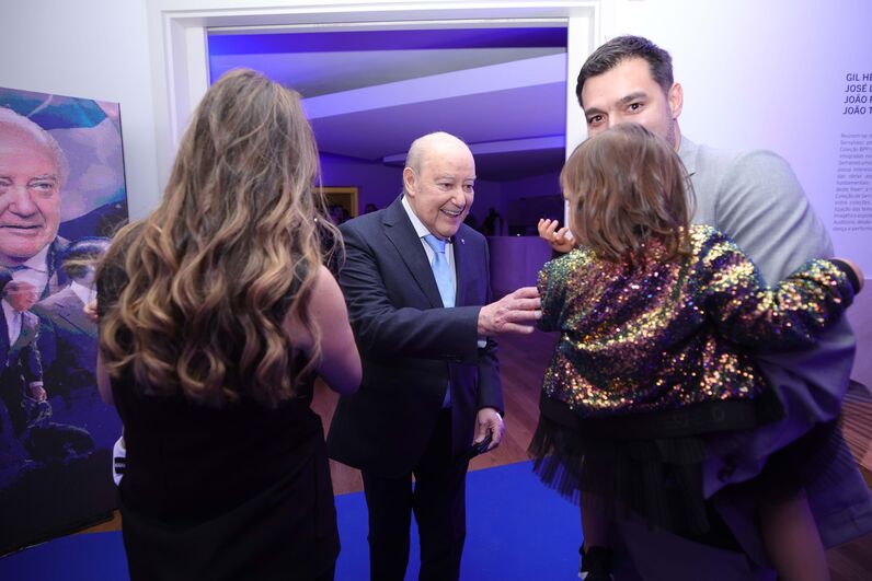 Pinto da Costa com a família