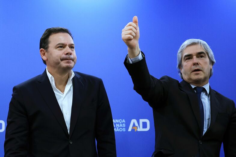 Luís Montenegro e Nuno Melo