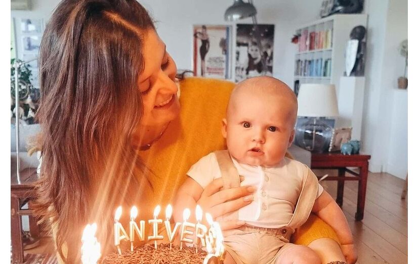 Maria Botelho Moniz, Filho, Lucas, aniversário