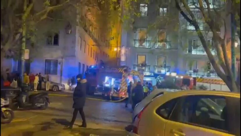 Incêndio no restaurante Solar dos Presuntos