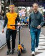 Lando Norris com o pai, Adam Norris