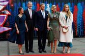 Letizia, Felipe VI, rei Guilherme e Máxima